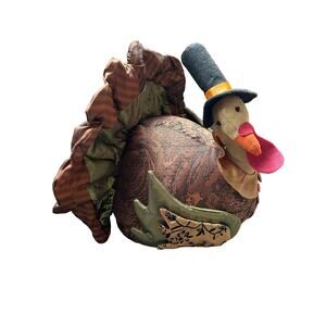 Plush Decorative Thanksgiving Turkey Domain Classic Harvest Collection